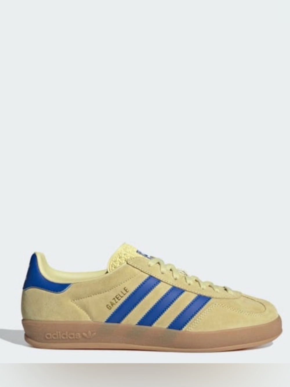 Adidas Gazelles in Yellow Suede, Size 9